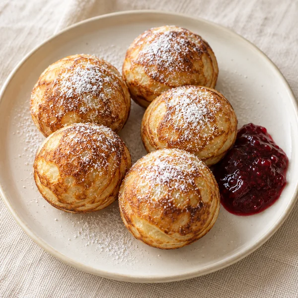 Illustration of Æbleskiver
