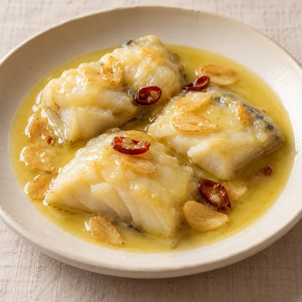 Illustration of Bacalao al Pil Pil
