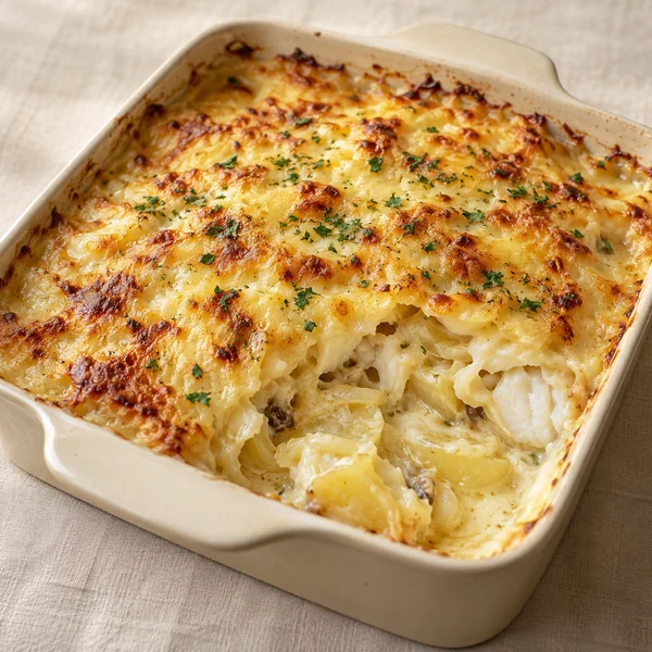 Illustration of Bacalhau com Natas