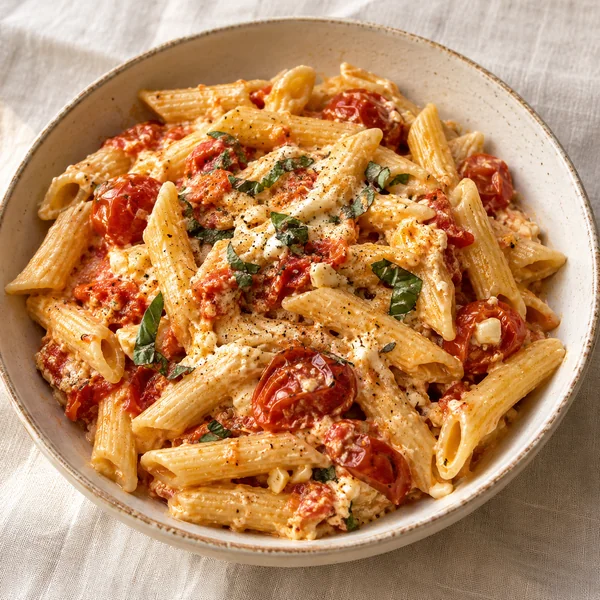 Illustration of Baked Feta Pasta