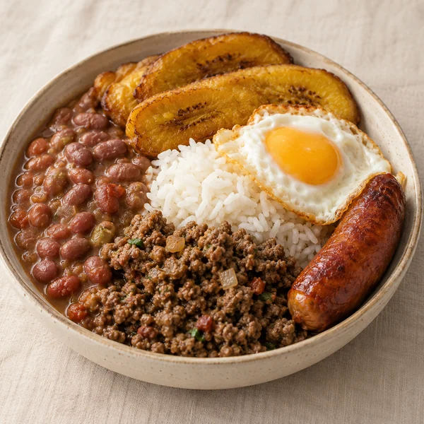 Illustration of Bandeja Paisa