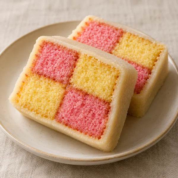 Illustration of Battenberg Cake