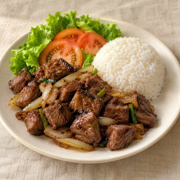 Illustration of Beef Lok Lak