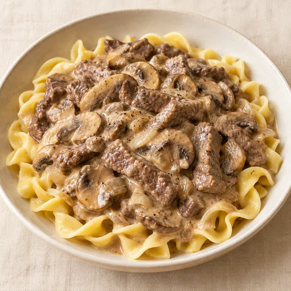 Illustration of Beef Stroganoff