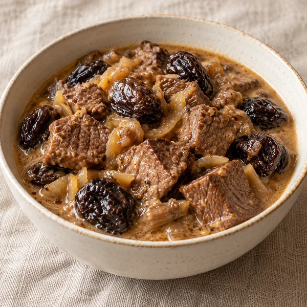 Illustration of Beef with Prunes