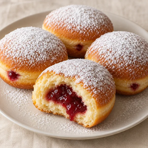 Illustration of Berliner Doughnut