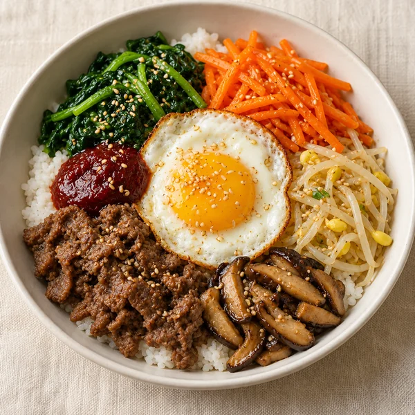 Illustration of Bibimbap