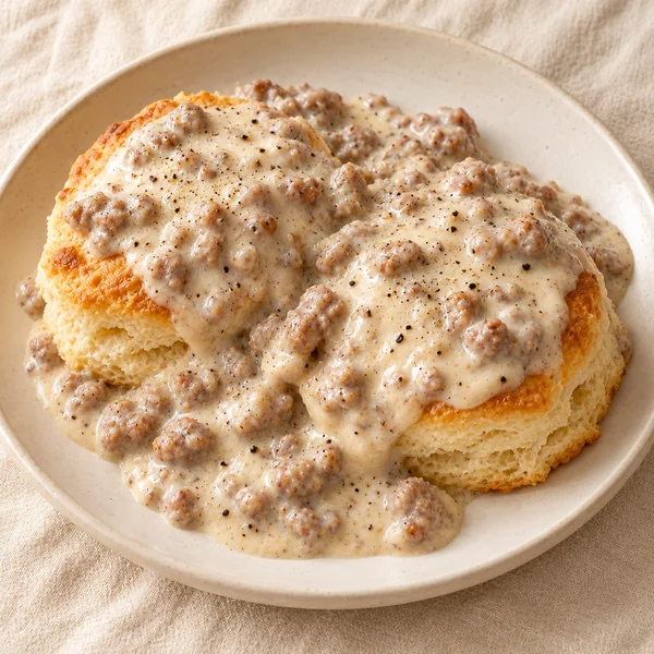 Illustration of Biscuits and Gravy