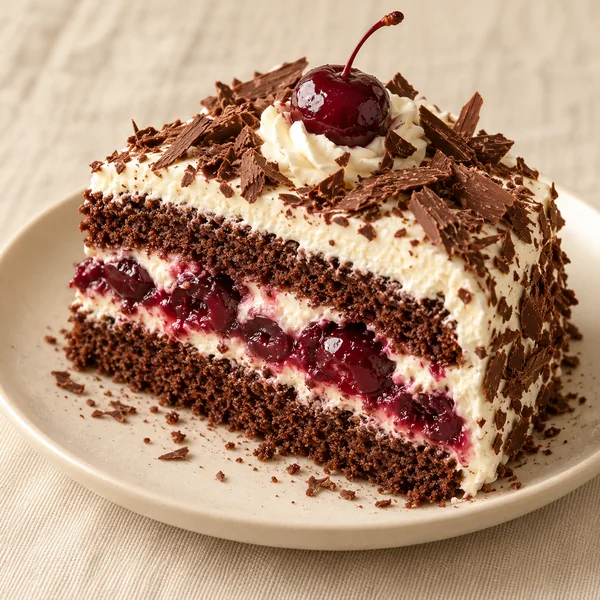 Illustration of Black Forest Cake
