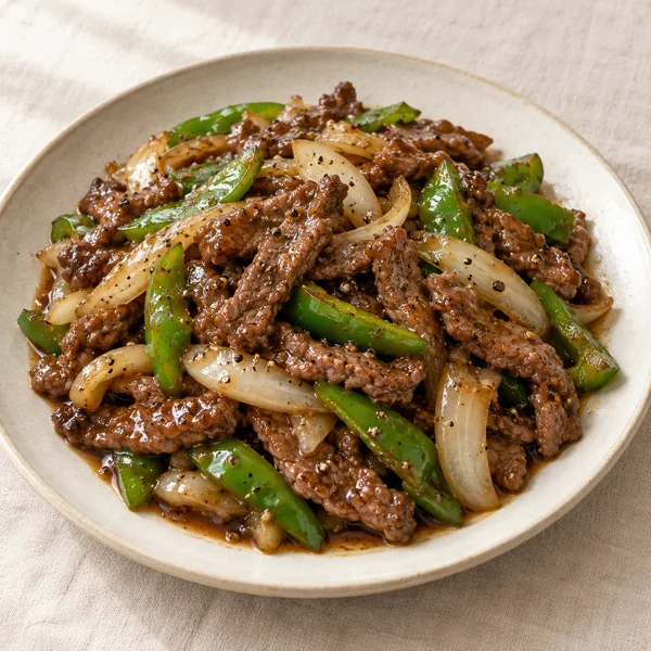 Illustration of Black Pepper Beef