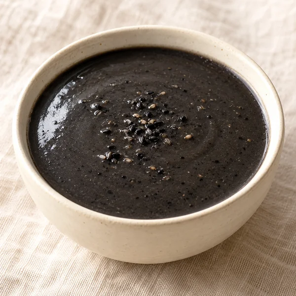 Illustration of Black Sesame Soup