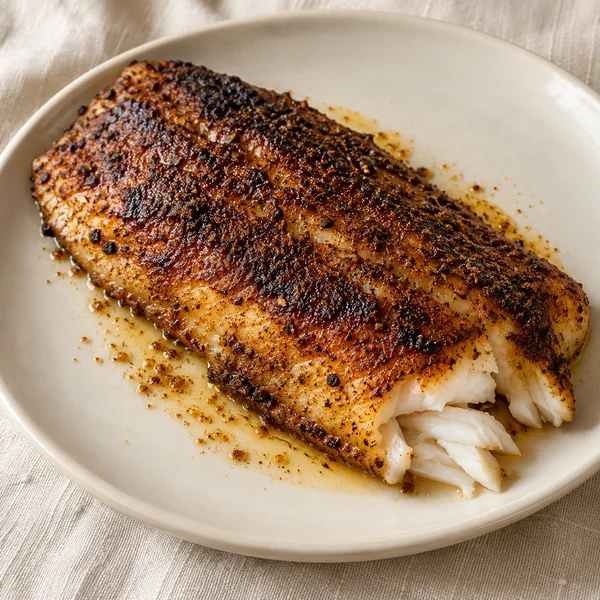Illustration of Blackened Catfish