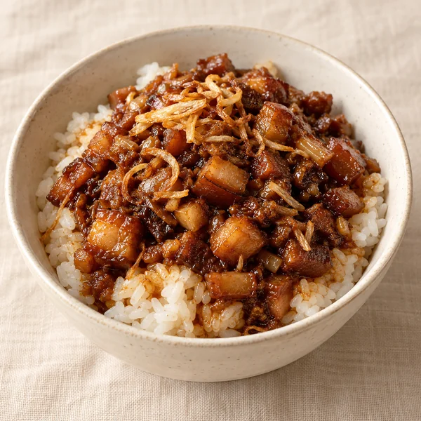 Illustration of Braised Pork Rice