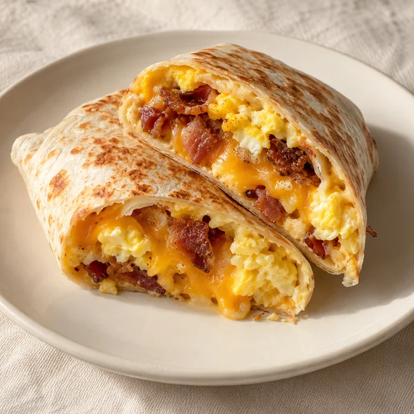 Illustration of Breakfast Wrap