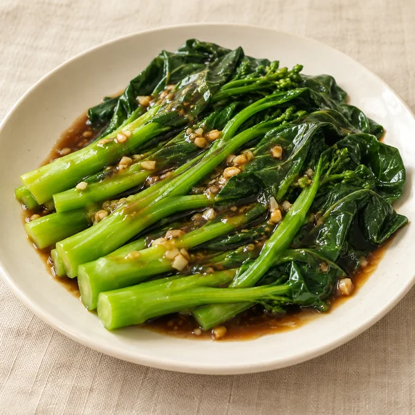 Illustration of Broccoli with Oyster Sauce