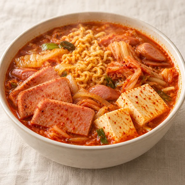 Illustration of Budae Jjigae