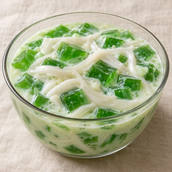 Illustration of Buko Pandan
