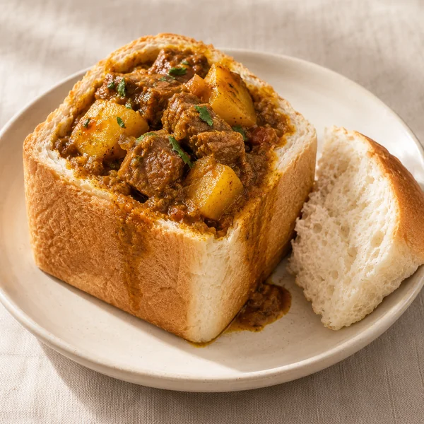 Illustration of Bunny Chow