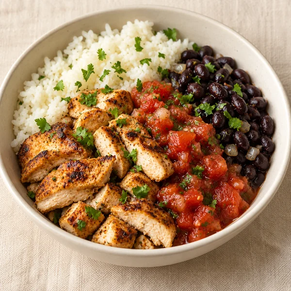 Illustration of Burrito Bowl