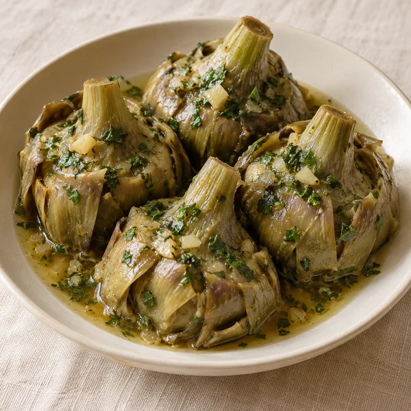 Illustration of Carciofi alla Romana