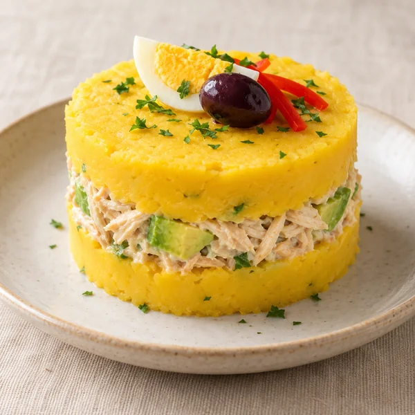 Illustration of Causa Limeña