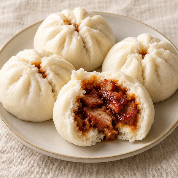 Illustration of Char Siu Bao