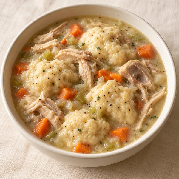 Illustration of Chicken and Dumplings
