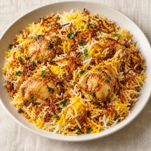 Illustration of Chicken Biryani