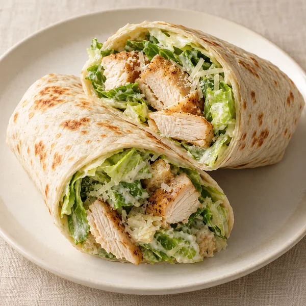 Illustration of Chicken Caesar Wrap