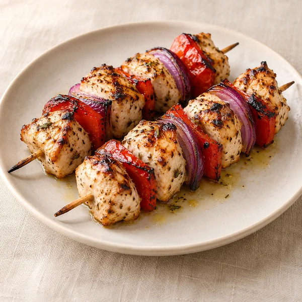 Illustration of Chicken Skewers