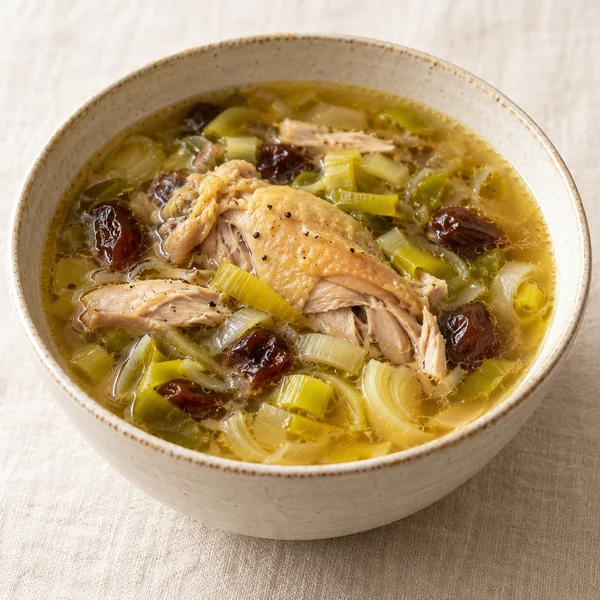 Illustration of Cock-a-Leekie Soup
