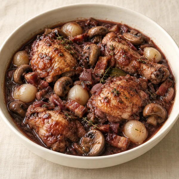 Illustration of Coq au Vin