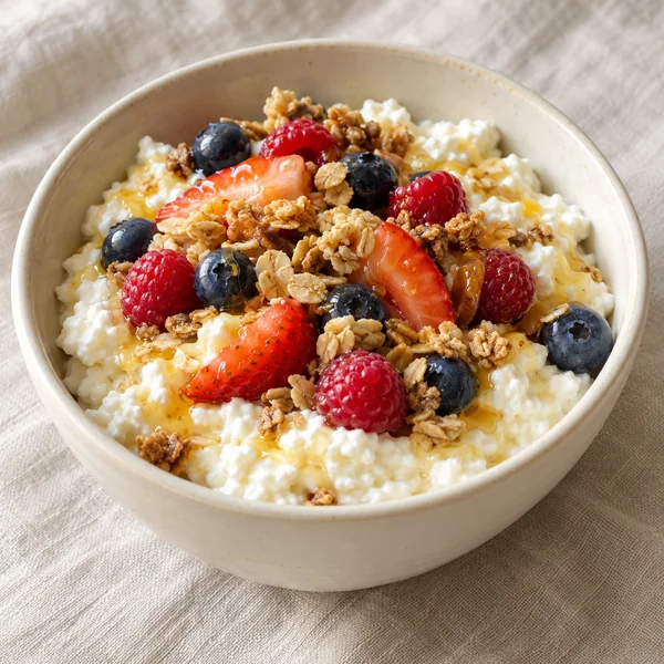Illustration of Cottage Cheese Bowl
