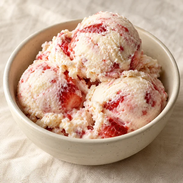 Illustration of Cottage Cheese Ice Cream