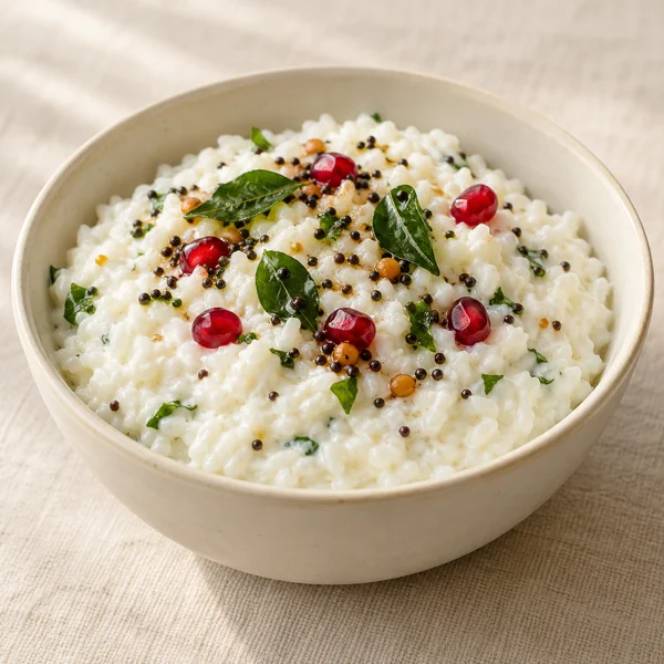 Illustration of Curd Rice