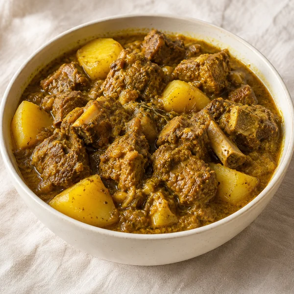 Illustration of Curry Goat