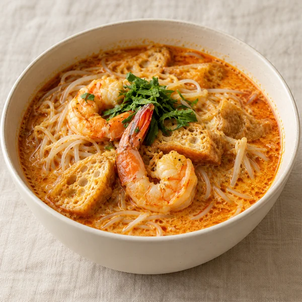 Illustration of Curry Laksa