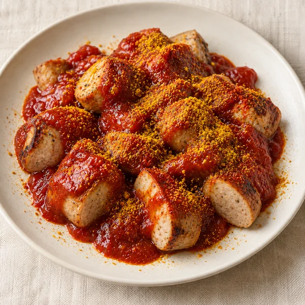 Illustration of Currywurst