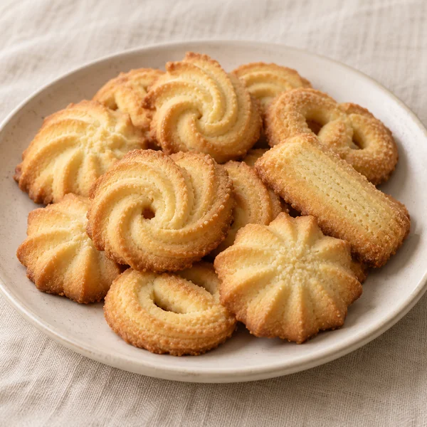 Illustration of Danish Butter Cookies