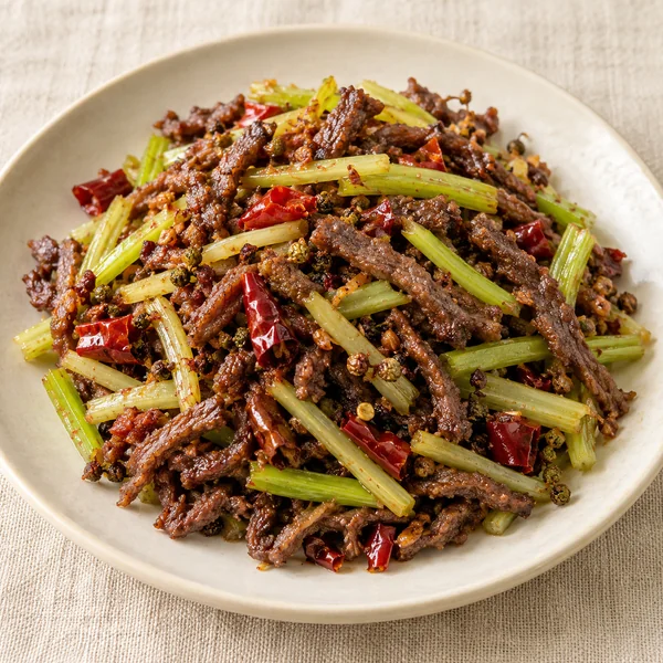 Illustration of Dry Fried Beef Shreds