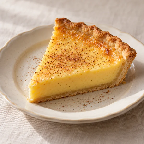 Illustration of Egg Custard Tart