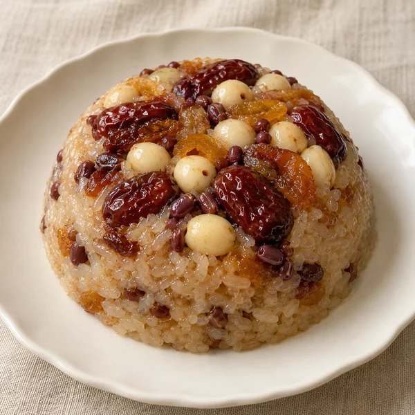 Illustration of Eight Treasure Rice Pudding