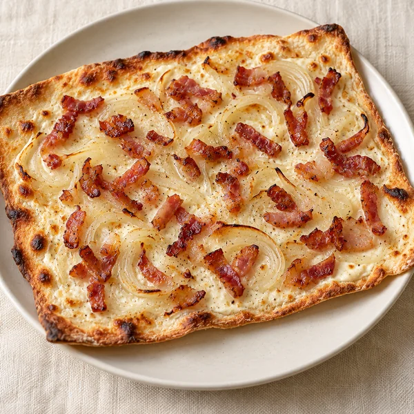 Illustration of Flammkuchen