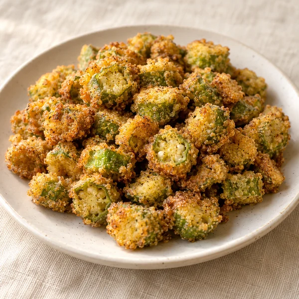 Illustration of Fried Okra