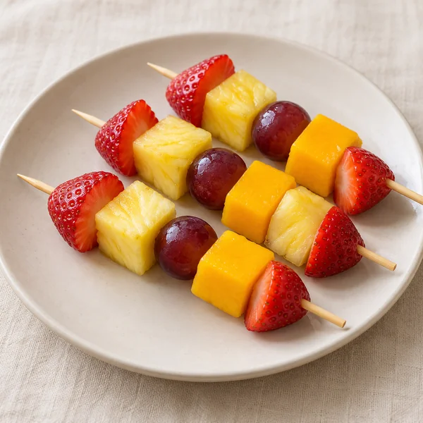 Illustration of Fruit Skewers