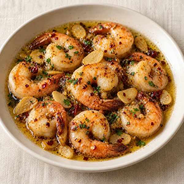 Illustration of Garlic Shrimp