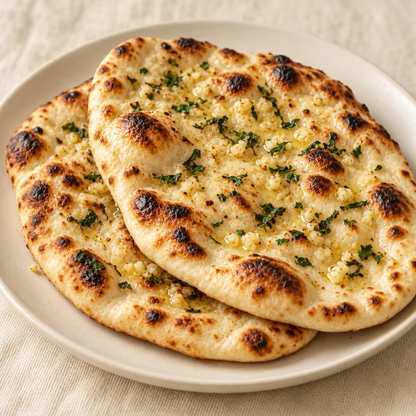Illustration of Garlic Naan