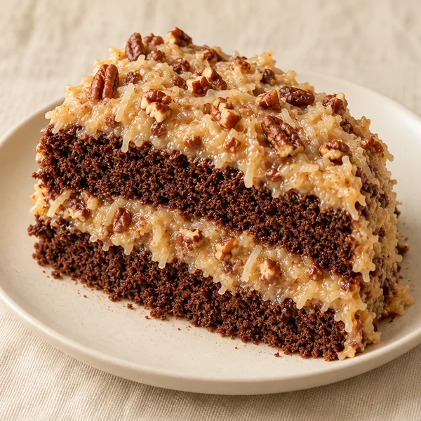 Illustration of German Chocolate Cake