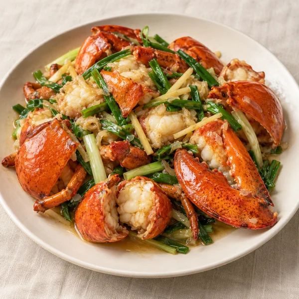 Illustration of Ginger Scallion Lobster