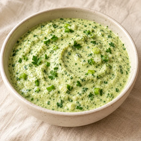 Illustration of Green Goddess Dressing